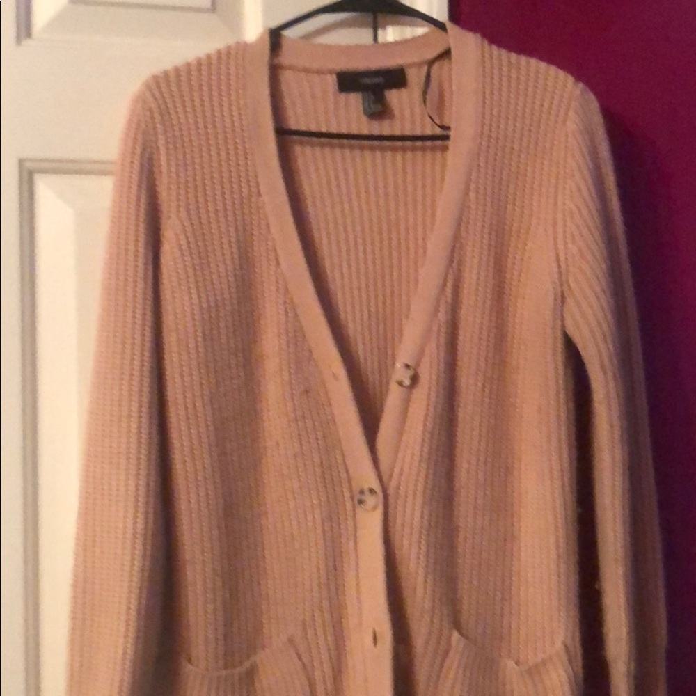 Blush Forever 21 Cardigan
